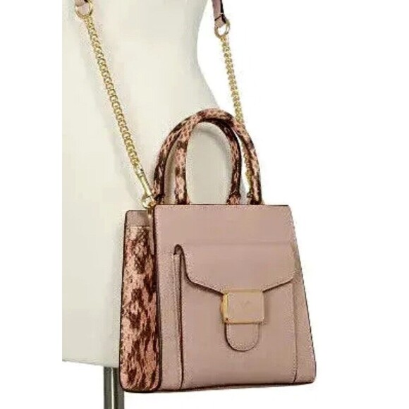 New Coach C6779 Mini Pepper Crossbody Pebble and Embossed Leather Shell Pink - Picture 5 of 5